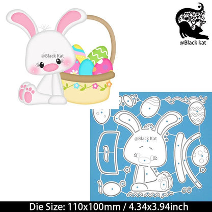 Easter Bunny Craft Cutting Dies - Easter - Scribble Snacks