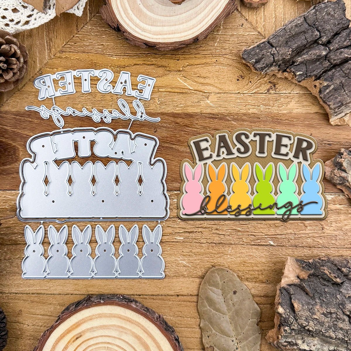 Easter Bunny Craft Dies - Easter - Scribble Snacks