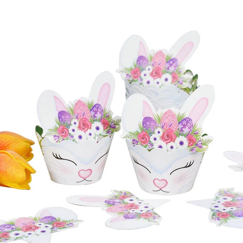 Easter Bunny Cupcake Decor Set - Easter - Scribble Snacks