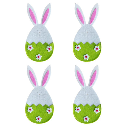 Easter Bunny Cutlery Pockets - Easter - Scribble Snacks