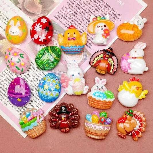 Easter Bunny Egg Charms - Easter - Scribble Snacks