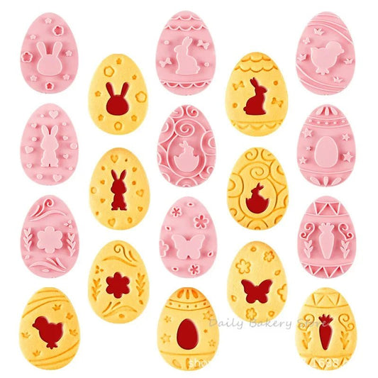 Easter Bunny Egg Cookie Mold - Easter - Scribble Snacks