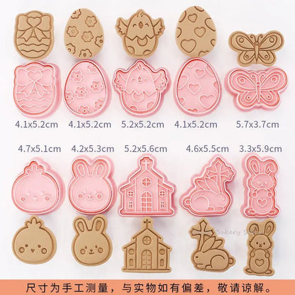Easter Bunny Egg Cookie Mold - Easter - Scribble Snacks