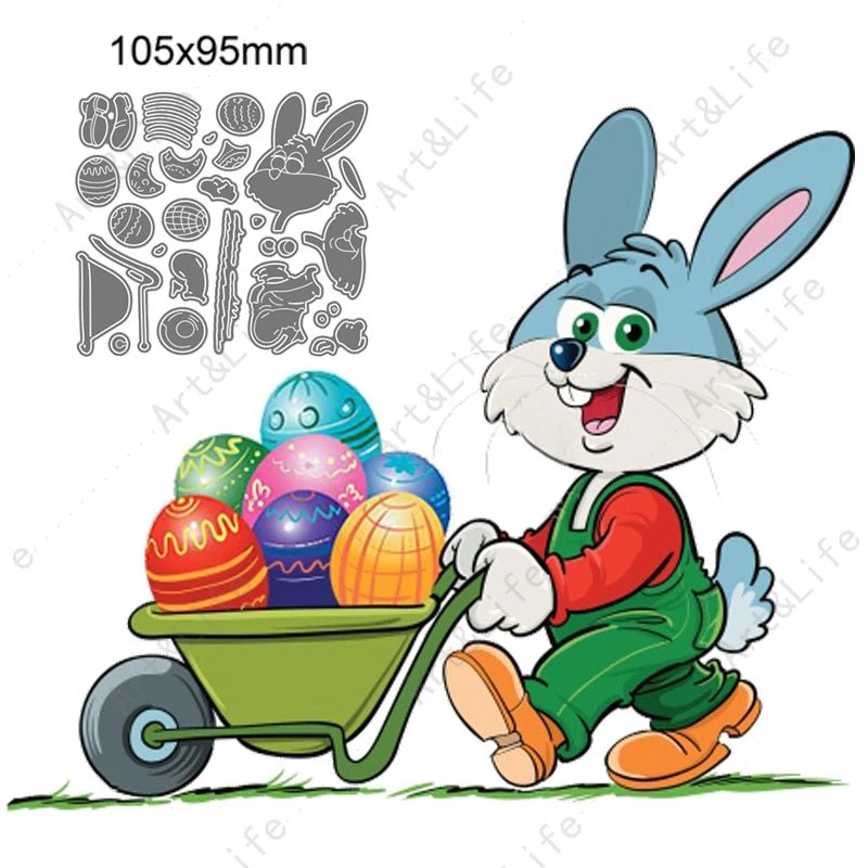 Easter Bunny Egg Craft Dies - Easter - Scribble Snacks