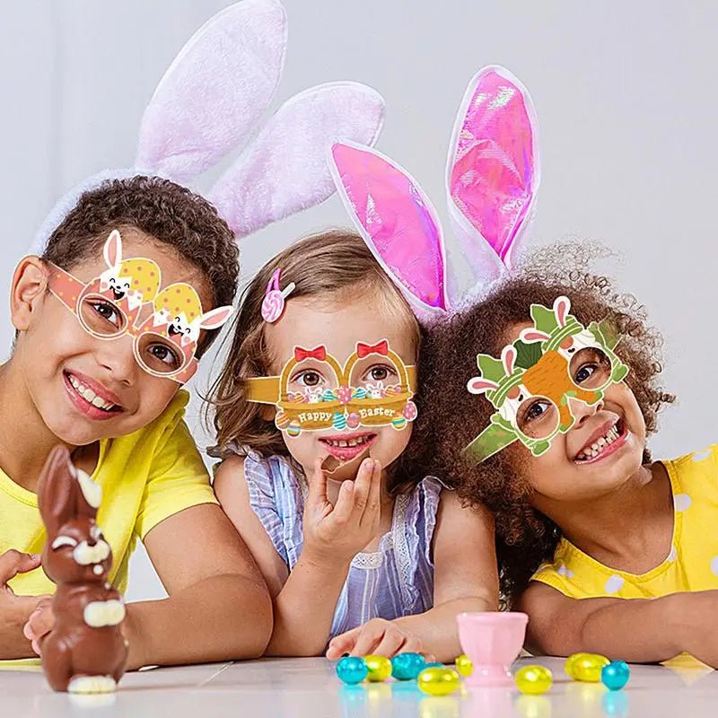 Easter Bunny Egg Glasses - Easter - Scribble Snacks