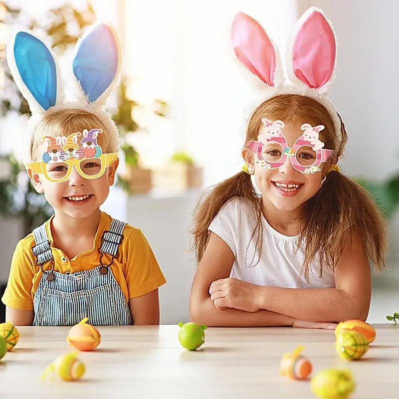 Easter Bunny Egg Glasses - Easter - Scribble Snacks