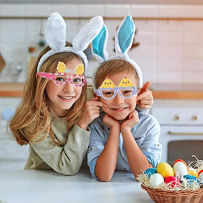 Easter Bunny Egg Glasses - Easter - Scribble Snacks