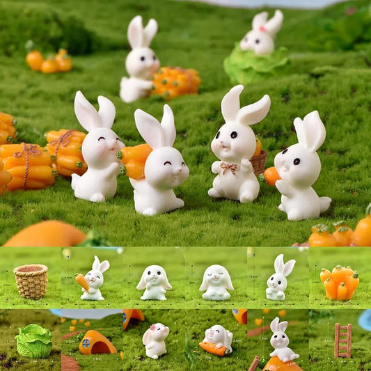 Easter Bunny Garden Decor - Easter - Scribble Snacks
