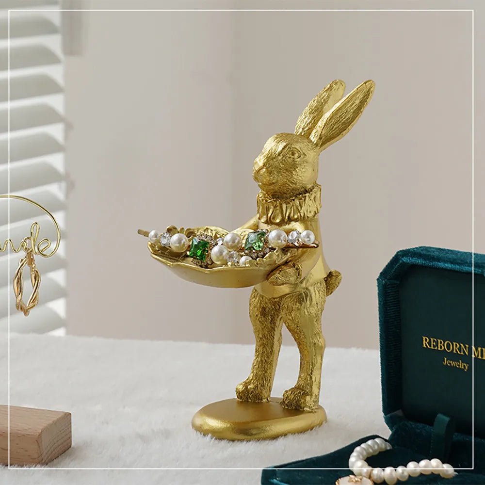 Easter Bunny Jewelry Tray - Easter - Scribble Snacks