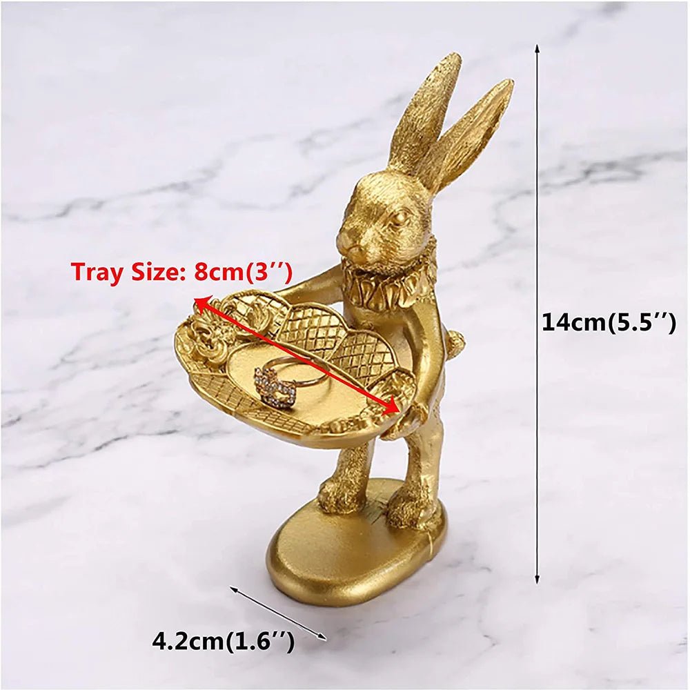 Easter Bunny Jewelry Tray - Easter - Scribble Snacks