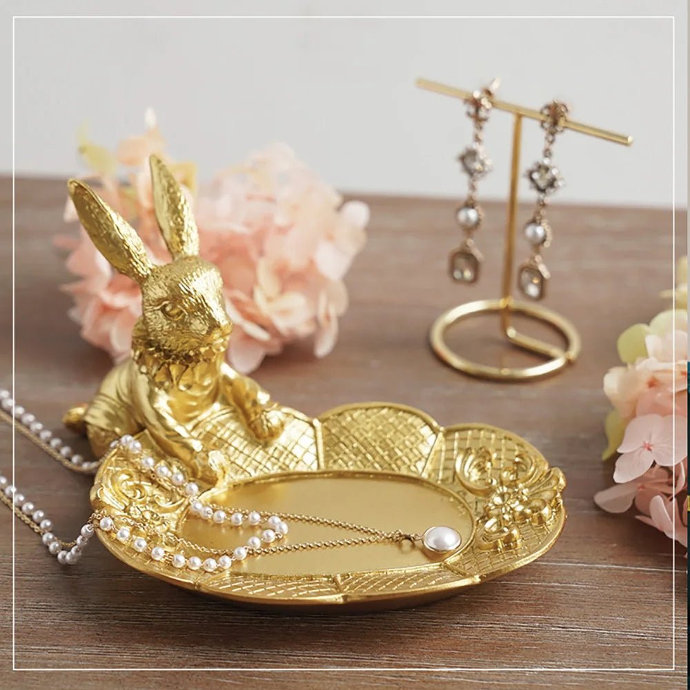 Easter Bunny Jewelry Tray - Easter - Scribble Snacks