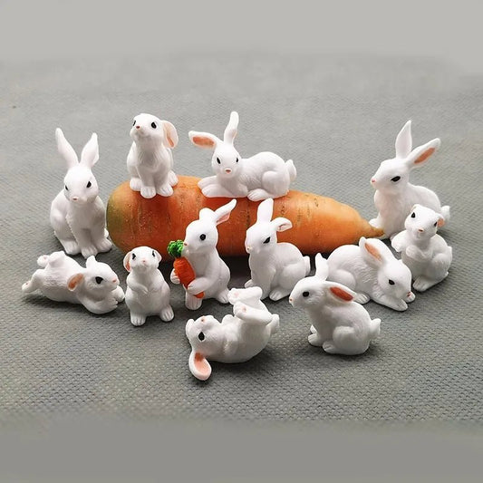 Easter Bunny Miniature Decor - Easter - Scribble Snacks