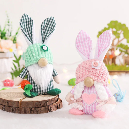 Easter Bunny Plush Gnome Decoration - Easter - Scribble Snacks