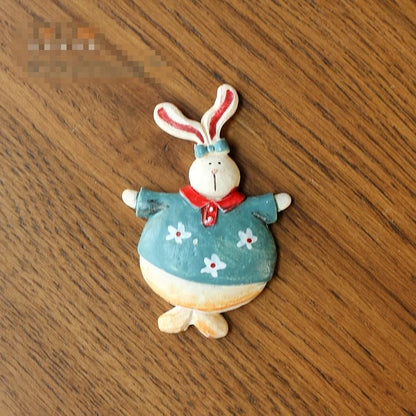 Easter Bunny Refrigerator Magnet - Easter - Scribble Snacks