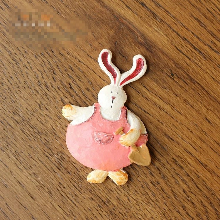 Easter Bunny Refrigerator Magnet - Easter - Scribble Snacks