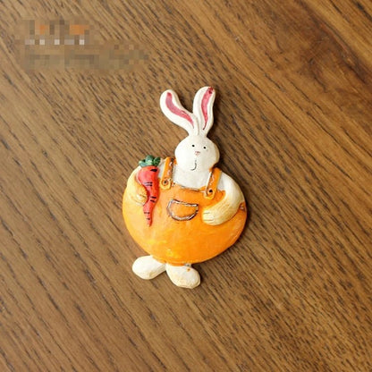 Easter Bunny Refrigerator Magnet - Easter - Scribble Snacks