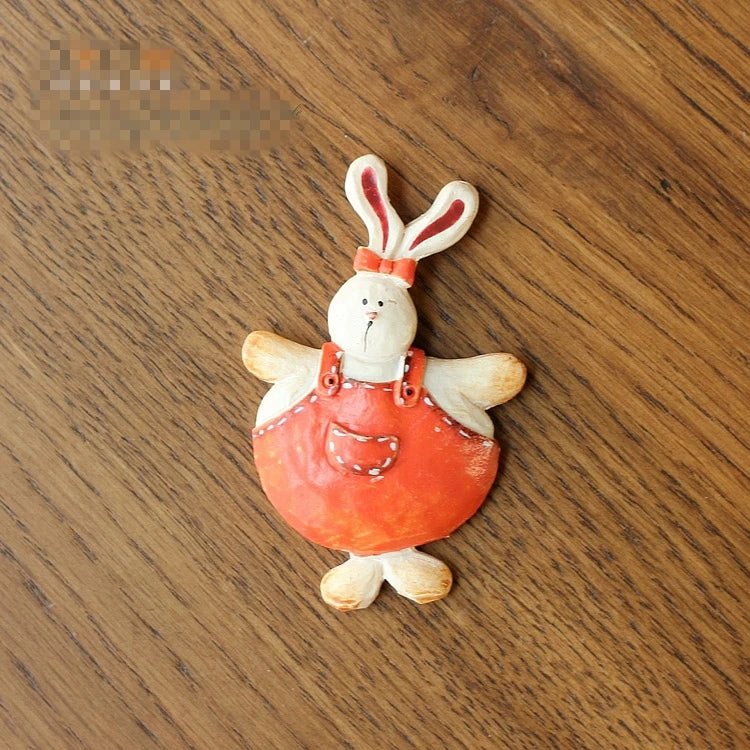 Easter Bunny Refrigerator Magnet - Easter - Scribble Snacks