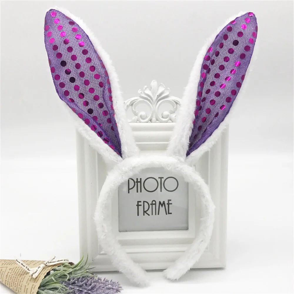 Easter Bunny Sequin Headband - Easter - Scribble Snacks