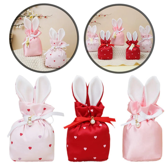 Easter Bunny Velvet Gift Bags - Easter - Scribble Snacks