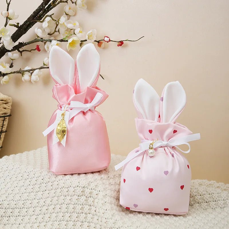 Easter Bunny Velvet Gift Bags - Easter - Scribble Snacks
