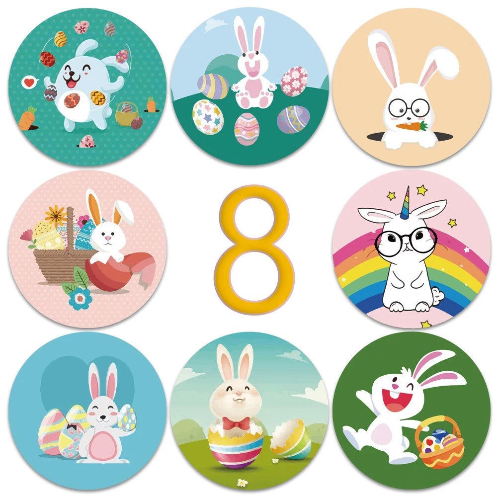 Easter Cake Sealing Stickers - Easter - Scribble Snacks