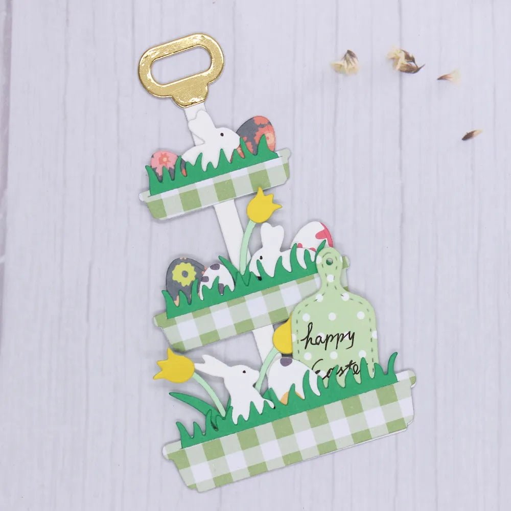 Easter Cake Stand Cutting Dies - Easter - Scribble Snacks