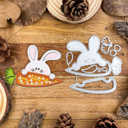 Easter Carrot Bunny Cutting Dies - Easter - Scribble Snacks