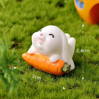 Easter Carrot Rabbit Figurine - Easter - Scribble Snacks