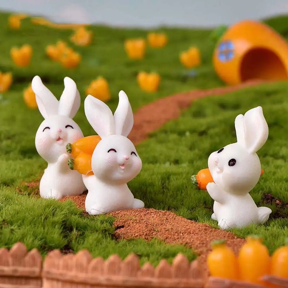 Easter Carrot Rabbit Figurine - Easter - Scribble Snacks
