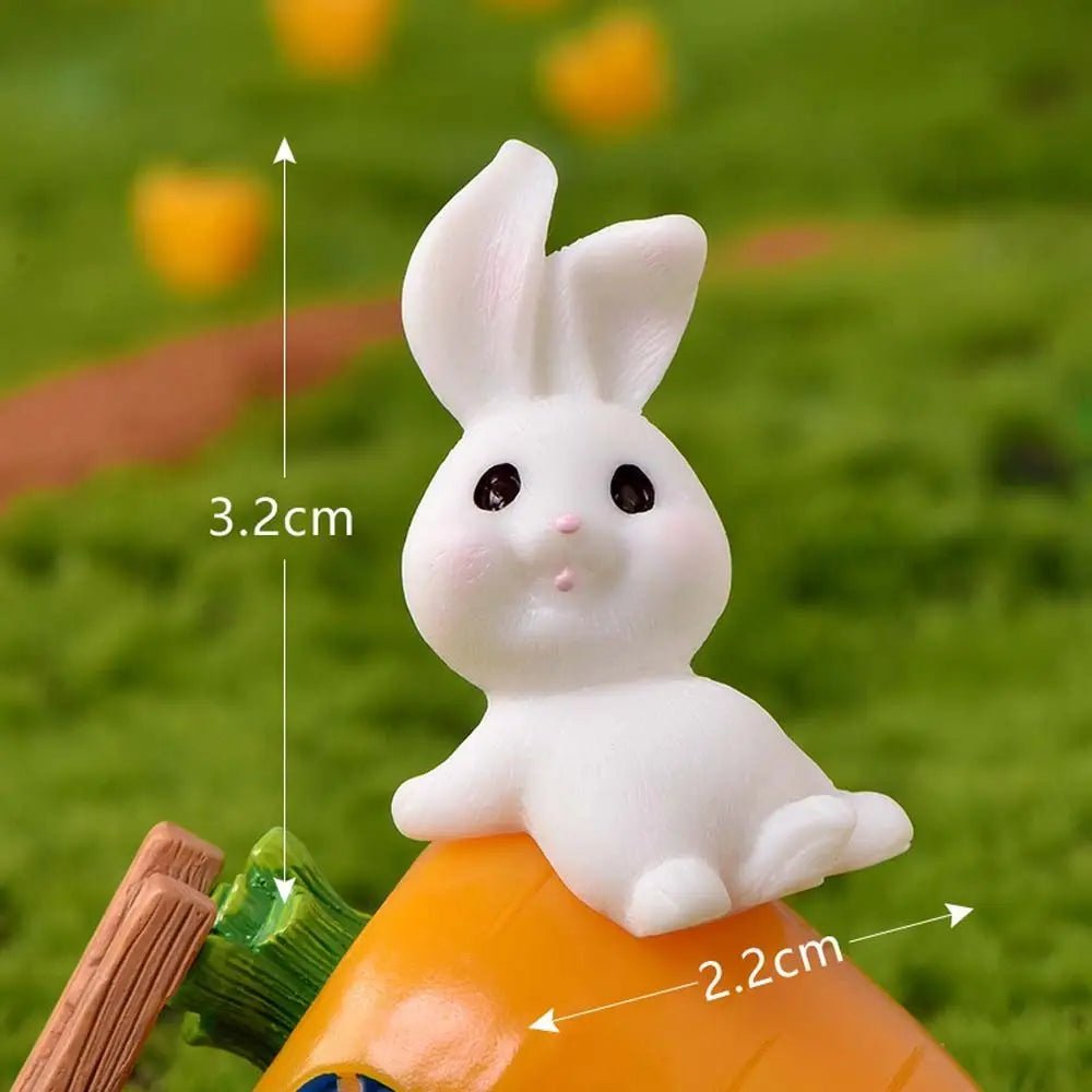 Easter Carrot Rabbit Figurine - Easter - Scribble Snacks