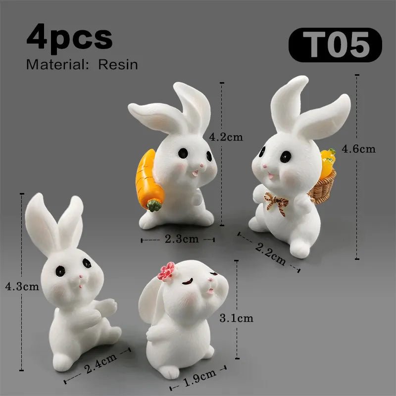 Easter Carrot Rabbit Figurines - Easter - Scribble Snacks