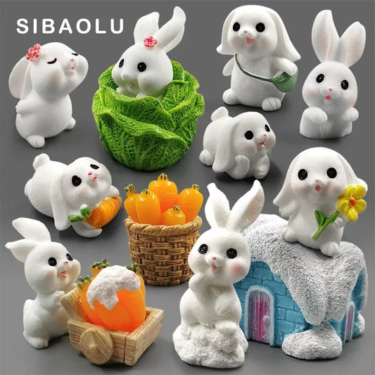 Easter Carrot Rabbit Figurines - Easter - Scribble Snacks