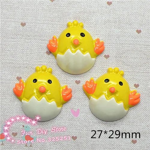 Easter Chick Egg Cabochons - Easter - Scribble Snacks