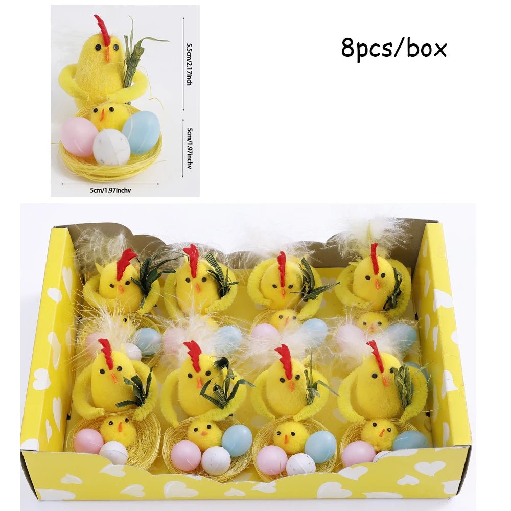 Easter Chick Plush Ornaments - Easter - Scribble Snacks
