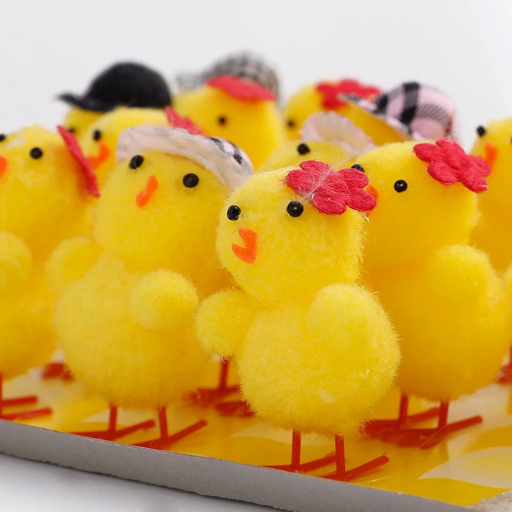 Easter Chick Plush Ornaments - Easter - Scribble Snacks