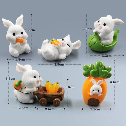 Easter Christmas Rabbit Figurines - Easter - Scribble Snacks