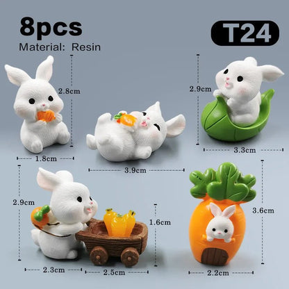 Easter Christmas Rabbit Figurines - Easter - Scribble Snacks