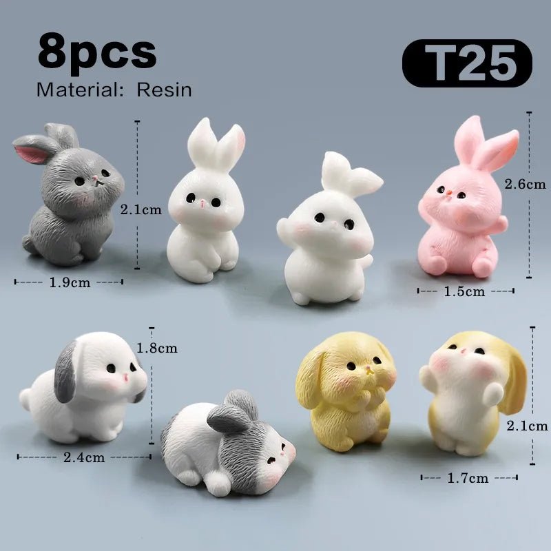 Easter Christmas Rabbit Figurines - Easter - Scribble Snacks