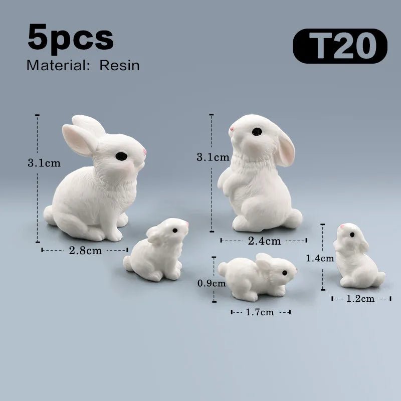 Easter Christmas Rabbit Figurines - Easter - Scribble Snacks