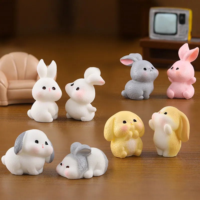 Easter Christmas Rabbit Figurines - Easter - Scribble Snacks