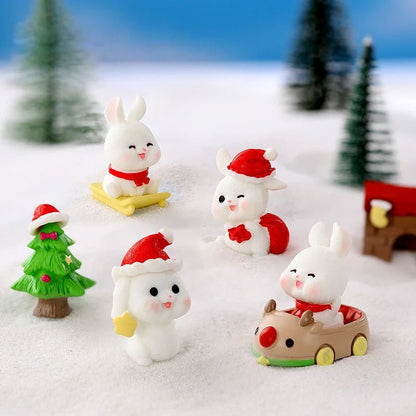 Easter Christmas Rabbit Figurines - Easter - Scribble Snacks