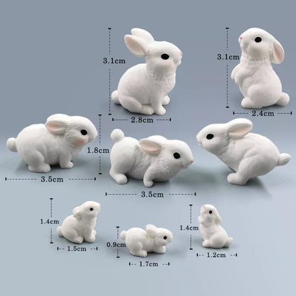 Easter Christmas Rabbit Figurines - Easter - Scribble Snacks