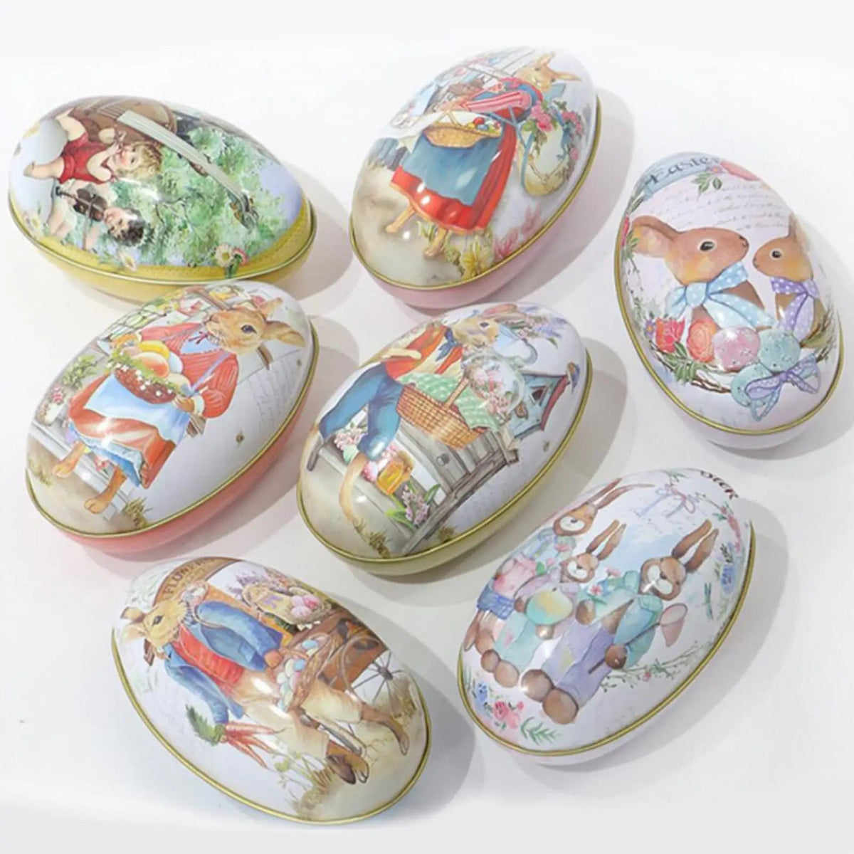 Easter Egg Candy Tin Box - Easter - Scribble Snacks
