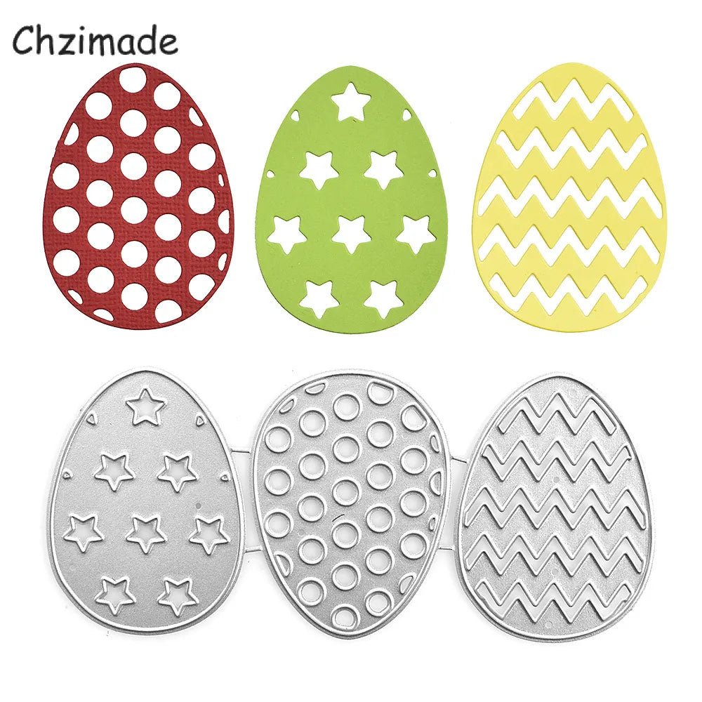 Easter Egg Cutting Dies Craft - Easter - Scribble Snacks