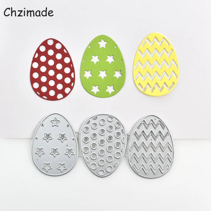 Easter Egg Cutting Dies Craft - Easter - Scribble Snacks