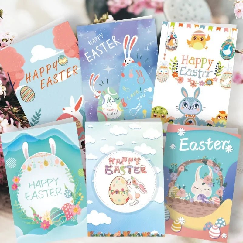 Easter Egg Rabbit Cards Set - Easter - Scribble Snacks