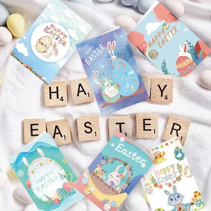 Easter Egg Rabbit Cards Set - Easter - Scribble Snacks