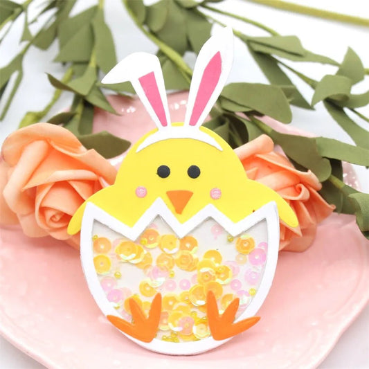 Easter Egg Shaker Cutting Dies - Easter - Scribble Snacks