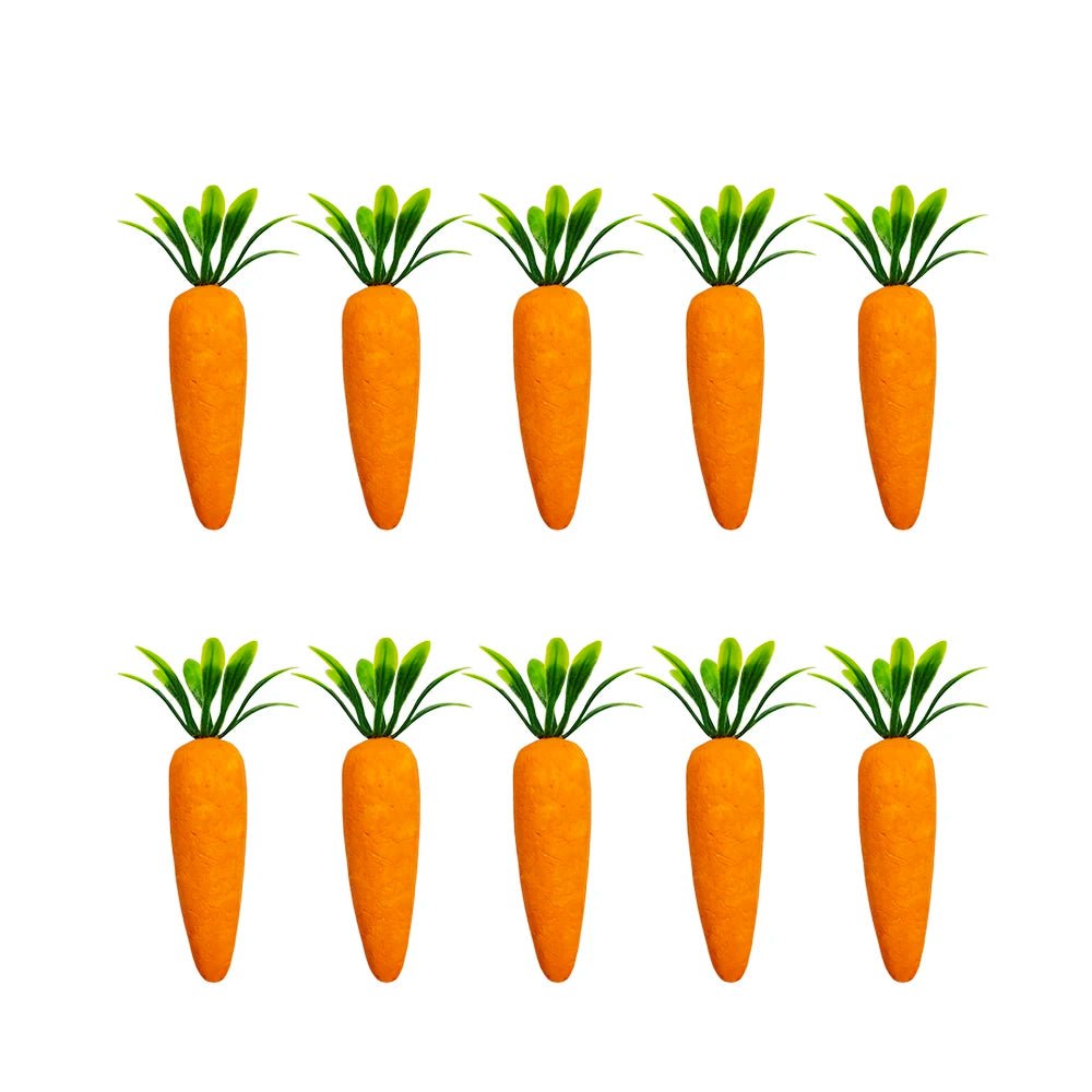 Easter Mini Foam Carrots Decoration - Easter - Scribble Snacks