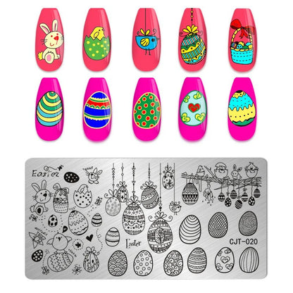 Easter Nail Art Plate - Easter - Scribble Snacks